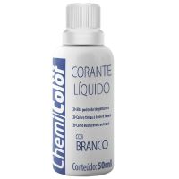 Corante Líquido Branco 50ml Chemicolor