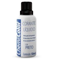 Corante Líquido Preto 50ml Chemicolor
