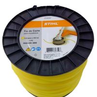 1 Metro de Fio de Corte Nylon Quadrado Para Roçadeiras 3,00mm Sthil 