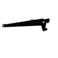 Suporte Com Aba Para Prateleira 25cm Preto Dicarlo