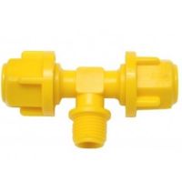 Tê de Comando para Irrigação 1/8"x 8 x 8mm Implebrás