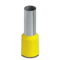 Terminal Ilhós Simples Tubular 25mm 89A Amarelo Decorlux