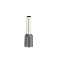 Terminal Tubular Ilhos Simples 4,0mm Cinza Lukma