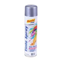 Tinta Spray Prata Metálico 400ml Mundial Prime 3197PR