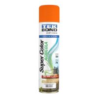 Tinta Spray Super Color Agrícola Laranja 400ml Tek Bond