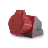 Tomada Industrial Sobrepor Vermelha 3P+T 380 16A Soprano