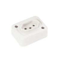 Tomada Retangular Branca 2P+T 10A 250V Tramontina