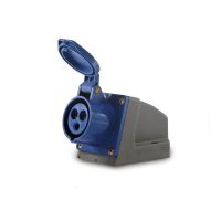 Tomada Sobrepor Azul 2P+T 16A 220V Ip44-6H Soprano