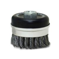 Escova de Aço tipo Copo Torcida 4'' Carbografite