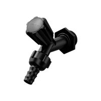 Torneira Plástica Para Jardim 1/2 - 3/4 Pol. Preta Viqua 