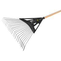 Vassoura Mista Com 22 Dentes e Cabo de Madeira 120 cm Tramontina