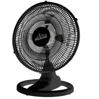 Ventilador Mesa Oscilante Preto 50 cm Venti-Delta