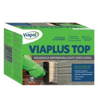 Revestimento Impermeabilizante Top Plus Cinza 18kg Viaplus