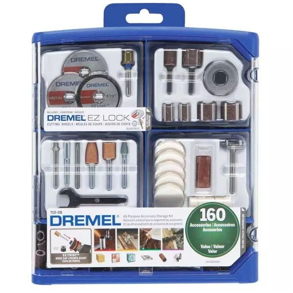 Dremel 26150710ak  Kit 710 Uso Geral  Peças 160