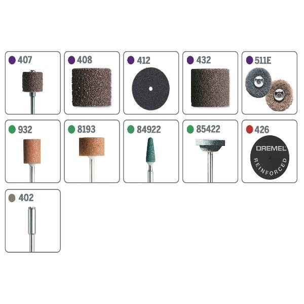 Kit para Lixar e Afiar com 31 Acessórios- Dremel 26150727ab