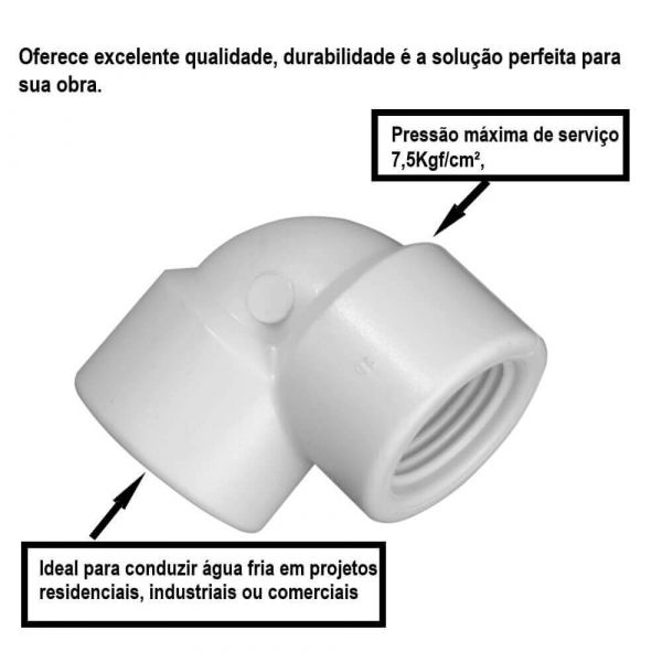 Joelho Roscavel 90° 1/2