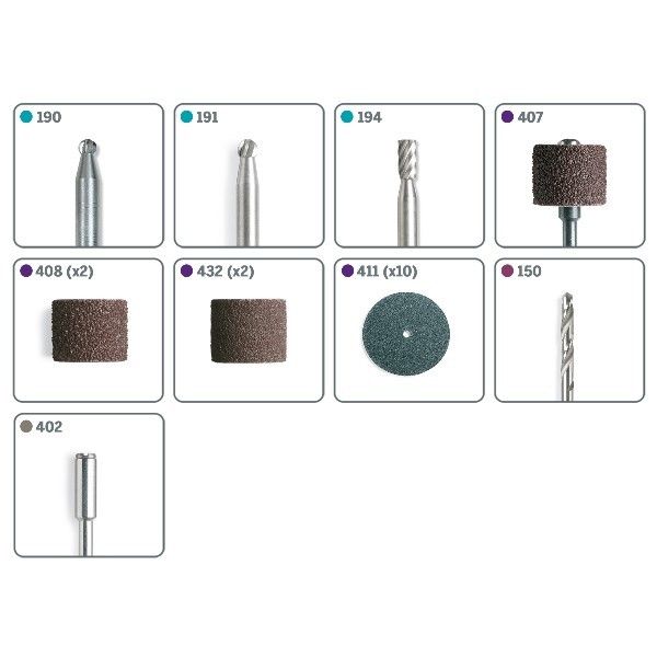 Kit para Madeira com 20 Acessórios- Dremel 26150733ab