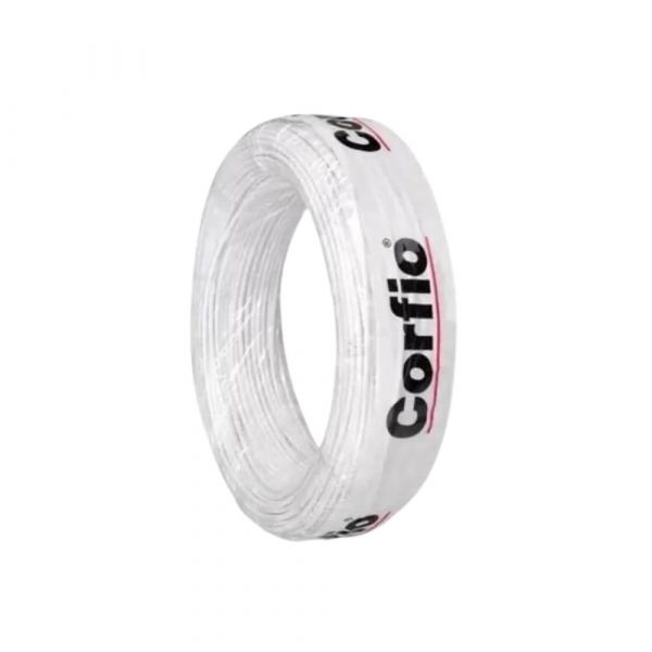 100 Metros Cabo Flexível Branco 1,50mm Corfio