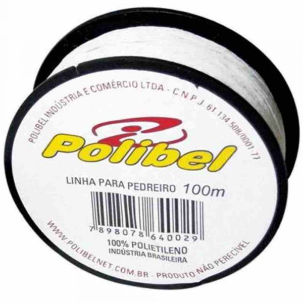 Linha Para Pedreiro Trançada 100 Metros Polibel