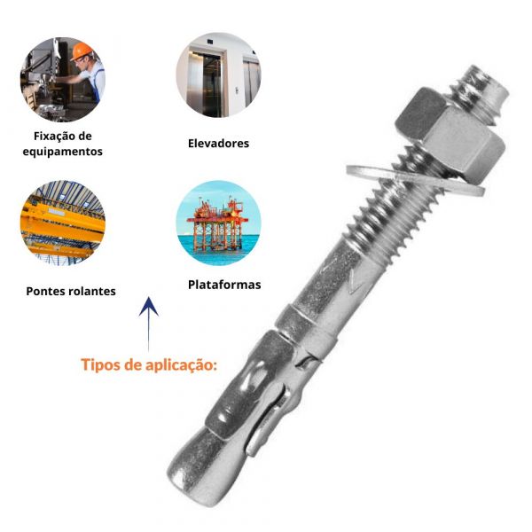 Chumbador PBA 1/2 X 4” Ancora