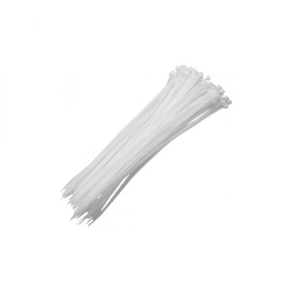 100 Unidades Abraçadeira Nylon 12.7mm x 530mm Branca Foxlux