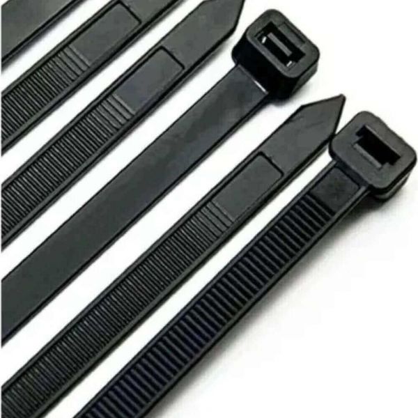 100 Unidades Abraçadeira Nylon 3,5mm x 140mm Preta Foxlux