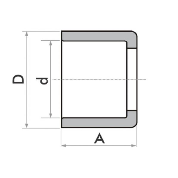 Bucha de Redução Soldável Curta 75x60mm Krona