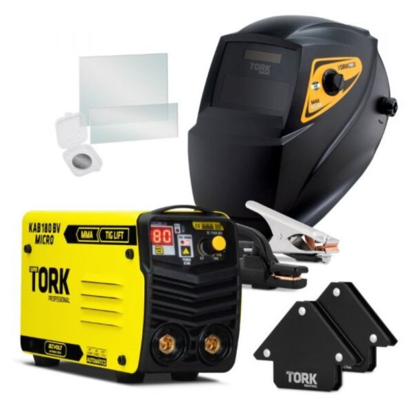 Micro Inversora Kab 180 mais Máscara de Solda automática - 220v Tork