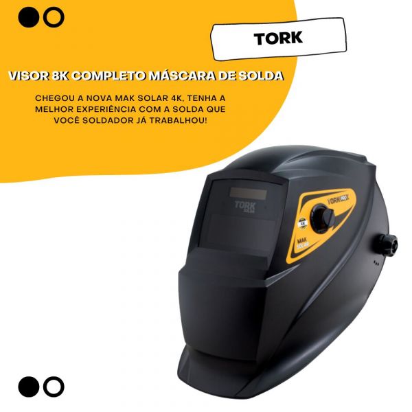 Máscara de Solda Visor 8K Completo MSEA701 Tork