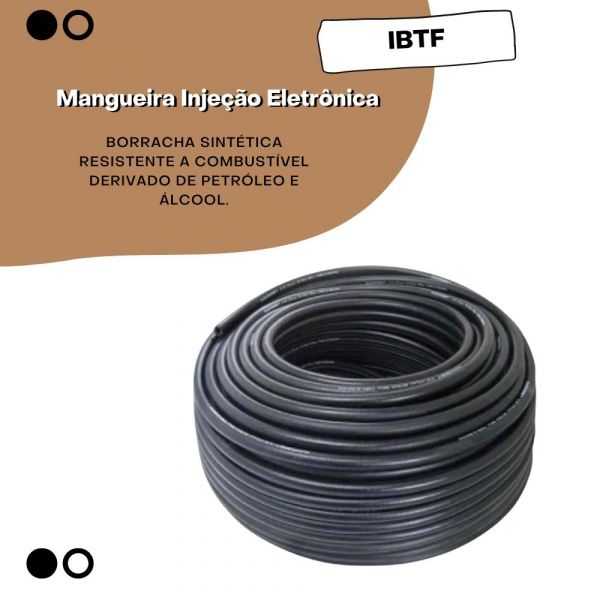 1 Metro de Mangueira Injeção Eletrônica Tank In 40BAR 7,0X13,0mm IBTF