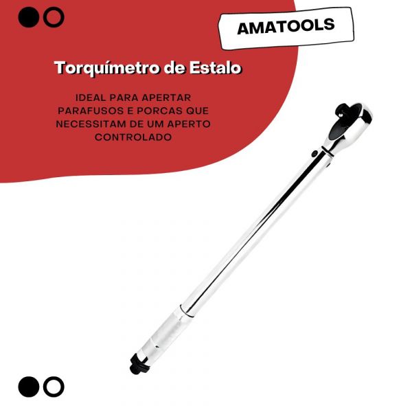 Torquímetro de Estalo 1/4” 5-25nm Noll Amatools