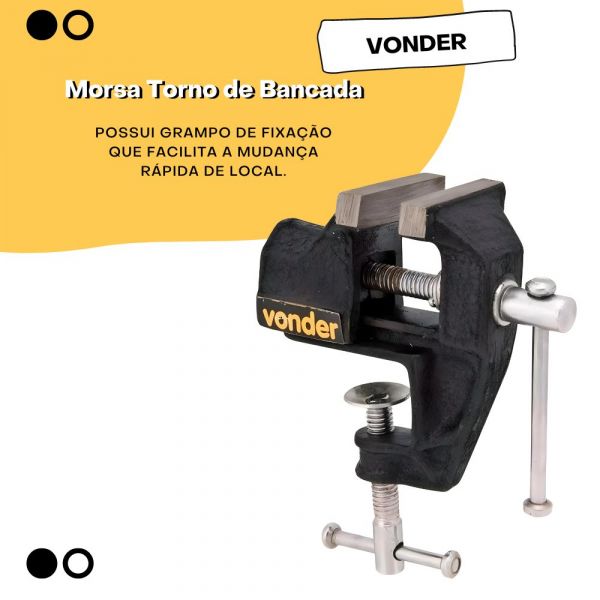 Morsa Torno de Bancada Tipo Mini 2