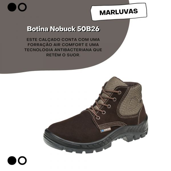 Botina Nobuck Marluvas 50b26 N° 43