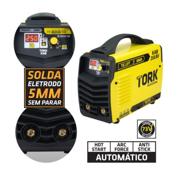 Inversora 250A Kab 250 Tork IE 8250 Bivolt