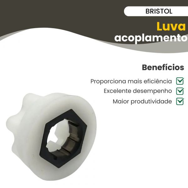 Luva De Acoplamento Com Estrela Para Furadeira Bristol