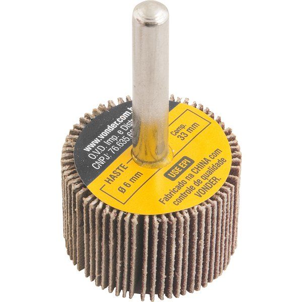 Roda De Lixa  30 X 20mm com Haste G.120- Vonder 1271302120
