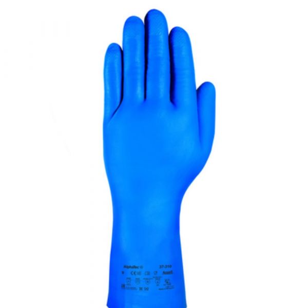 12 Luvas Nitrílica Alphatec 37-310 Sem Forro 31cm Tamanho 9 Ansell    