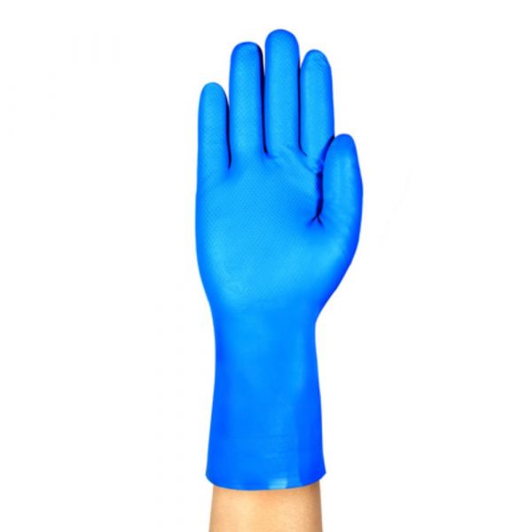 12 Luvas Nitrílica Alphatec 37-310 Sem Forro 31cm Tamanho 9 Ansell    