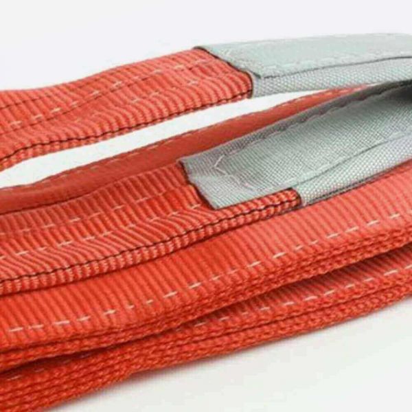 Cinta de Elevevação Sling Para Carga 5M - 5T Vermelha Robustec