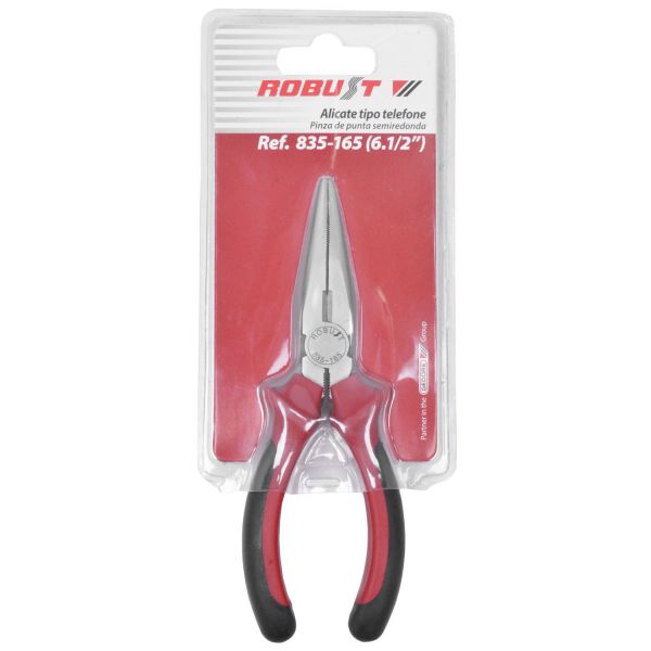 Alicate tipo Telefone Bico Reto 6.1/2