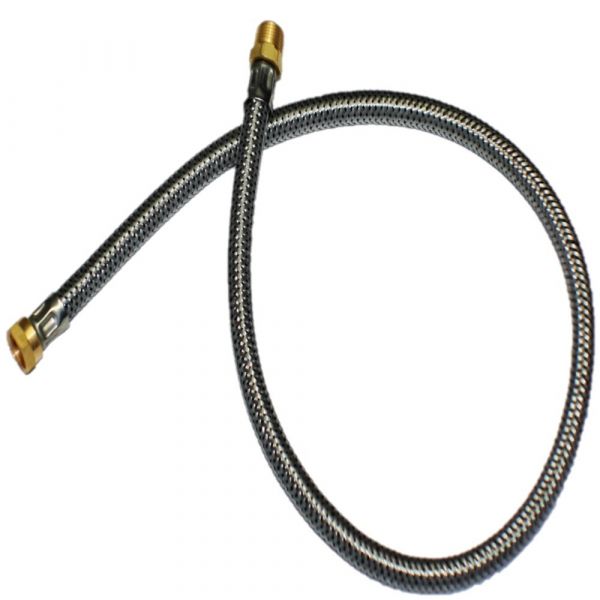 1,20 Metros de Mangueira para Gás Galvanizada Macho x Fêmea Usicom