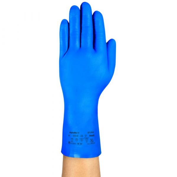 12 Luvas Nitrílica Alphatec 37-310 Sem Forro 31cm Tamanho 8 Ansell    