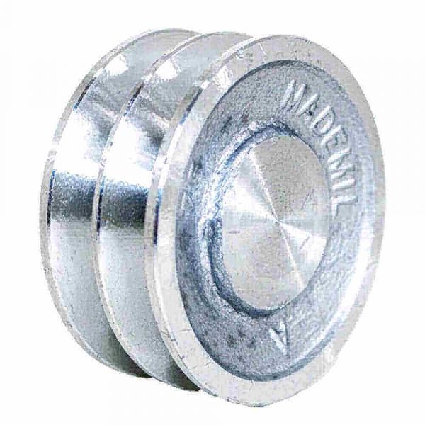 Polia Alumínio 2 Canais B 80mm Mademil