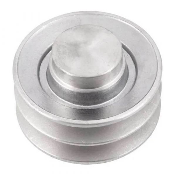 Polia Alumínio 2 Canais ao 90mm Mademil