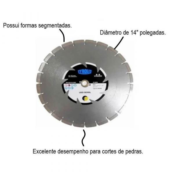 Disco Diamantado 350mm Tyrolit