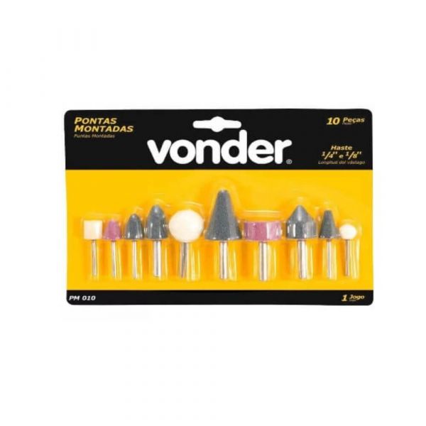 Jogo Ponta Montada Com 10 unidades Pmv 010 Vonder
