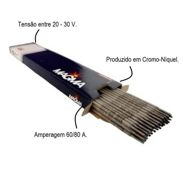 1 Kg De Eletrodo E 6013 2,50mm Fusion Magma