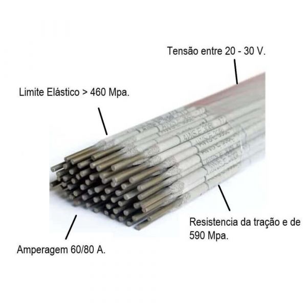 1 Kg De Eletrodo Aço Inox E309l - 16/17
