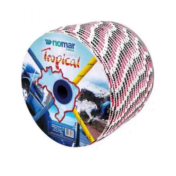 1 Metro Corda Tropical Seda Polipropileno 10mm Riomar