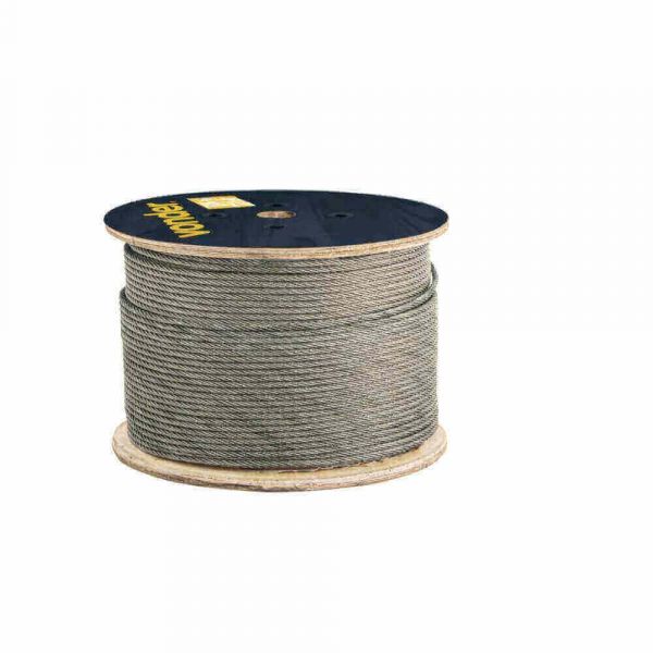 1 Metro De Cabo De Aço Polido AF 25,4mm 1